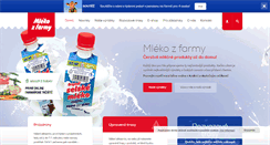 Desktop Screenshot of mlekozfarmy.cz