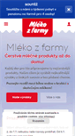 Mobile Screenshot of mlekozfarmy.cz